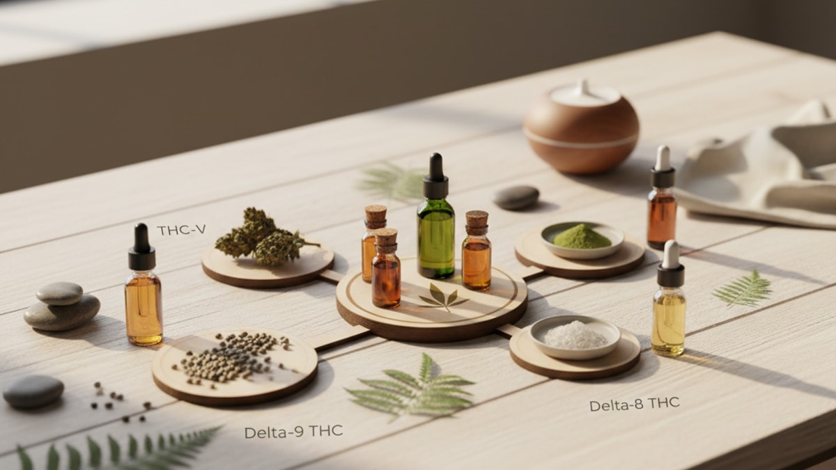 Is Delta 9 The Strongest Form Of THC | THC Potency Comparison Guide - Professional illustration