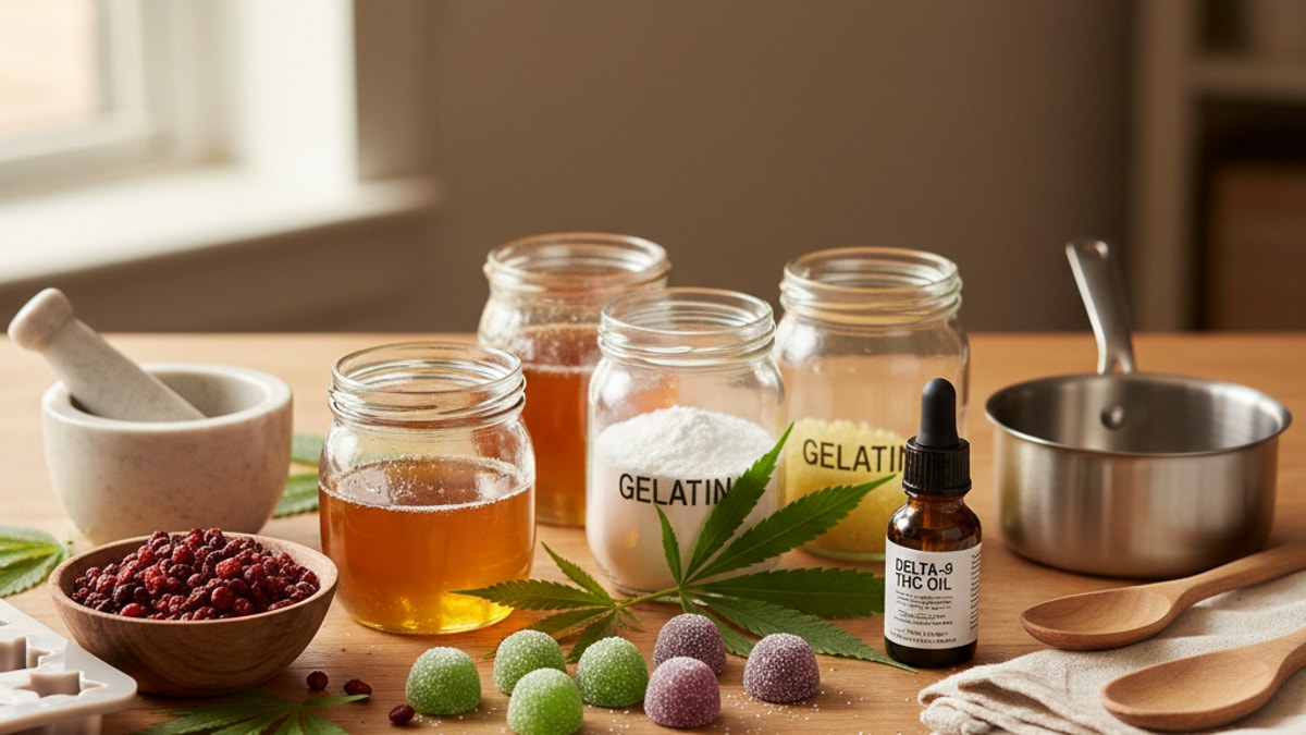 How To Make Delta 9 Gummies | THC Edible Guide - Professional illustration