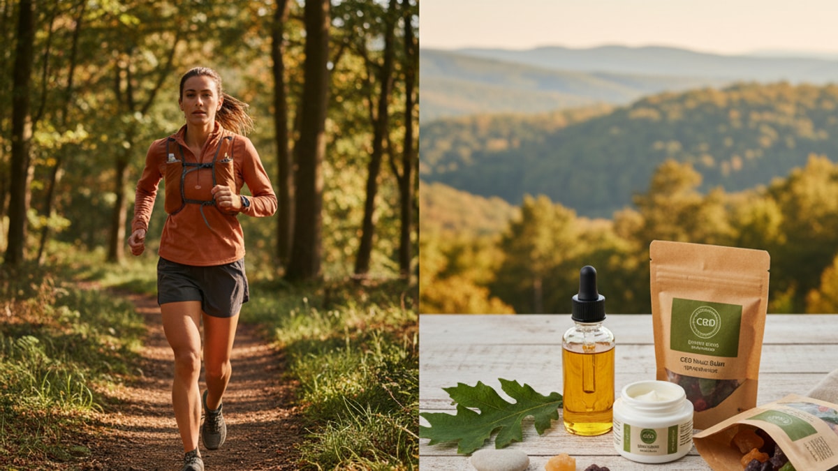 cbd for running and endurance - Professional illustration
