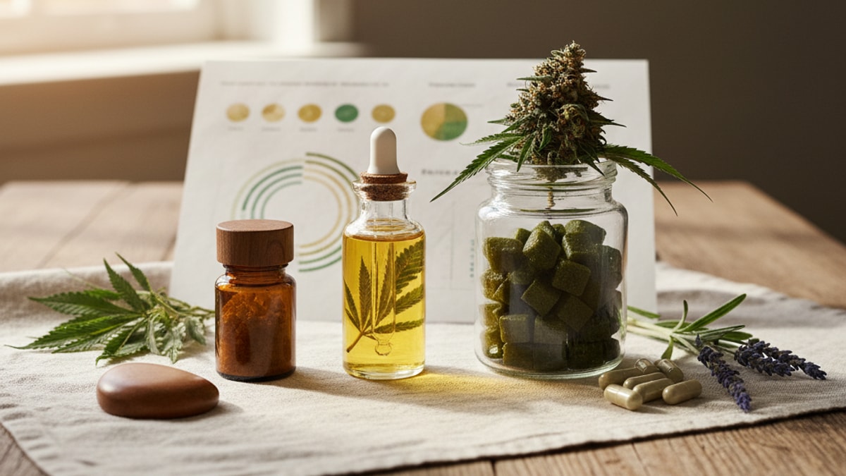 Is Delta 9 THC Strong | THC Potency Comparison - Professional illustration