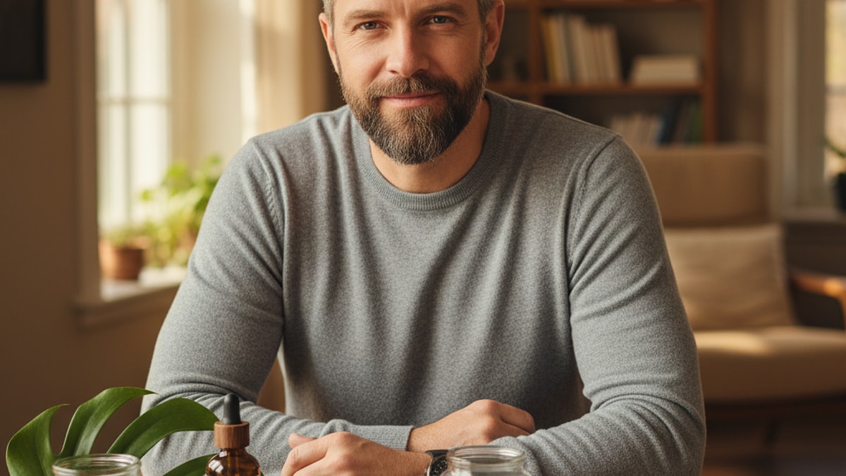 cbd for men top use cases - Professional illustration