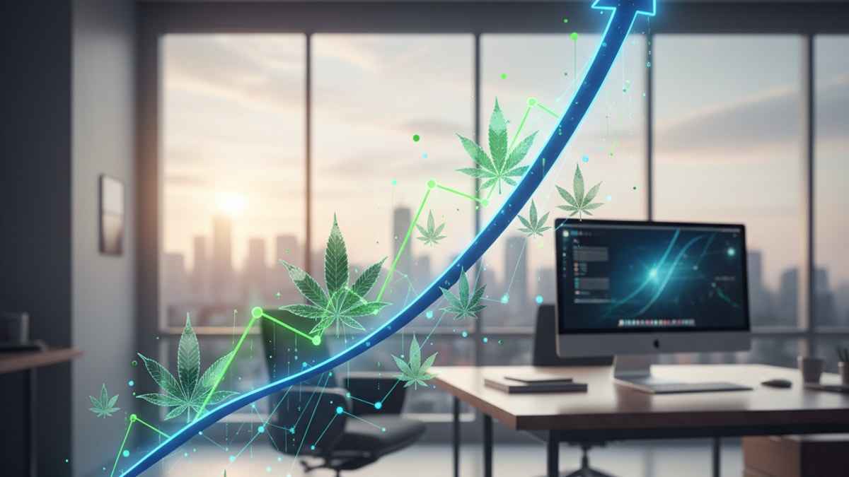 cbd stock market trends - Professional illustration
