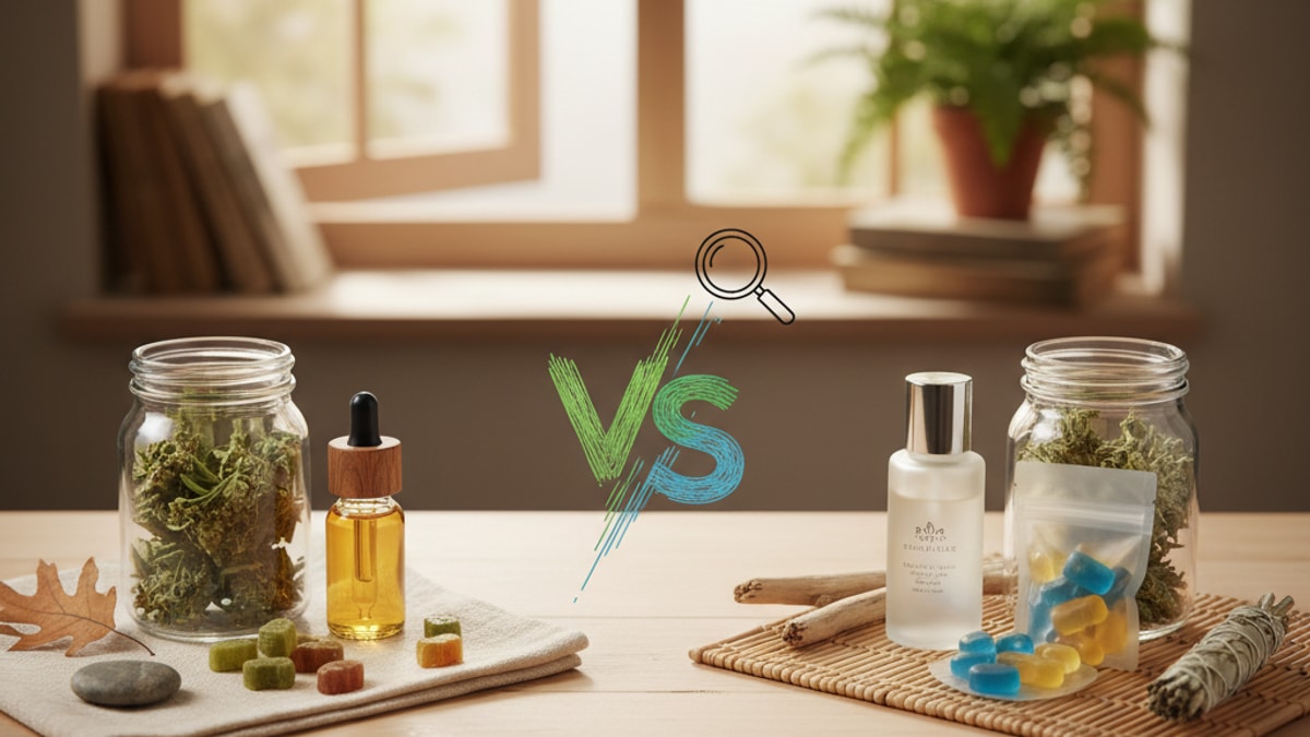 How Does Delta 10 Compare To Delta 9 | THC Comparison Guide - Professional illustration