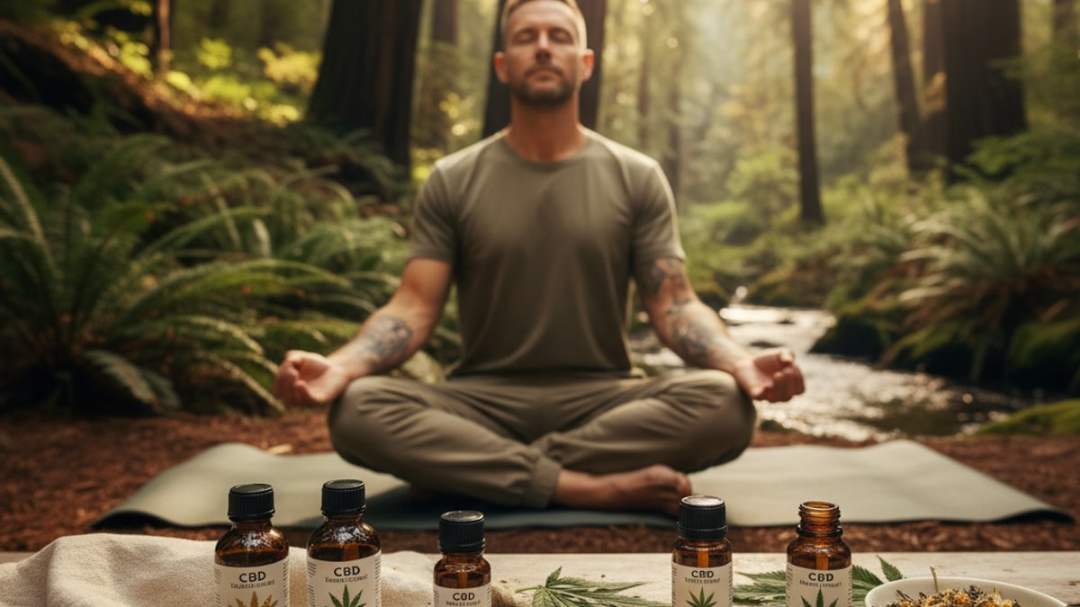 cbd for service member recovery - Professional illustration