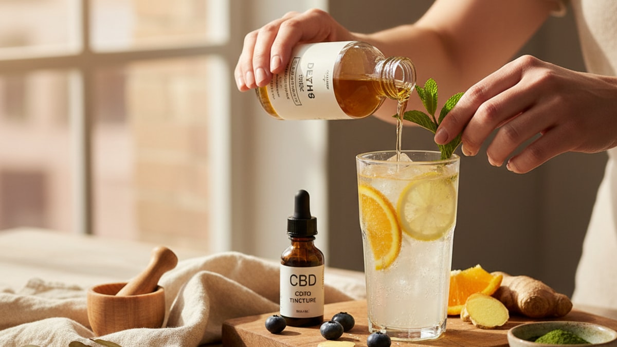 How To Use Delta 9 Syrup | THC Beverage Guide - Professional illustration