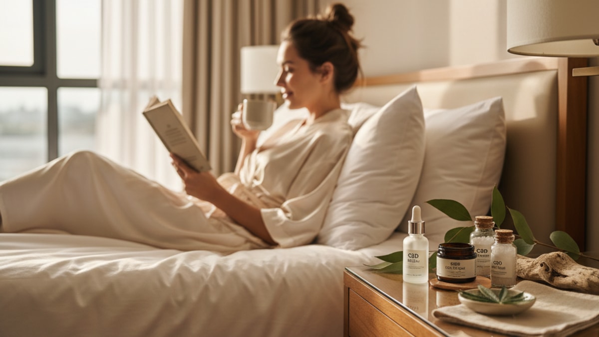 cbd for hotels and hospitality - Professional illustration