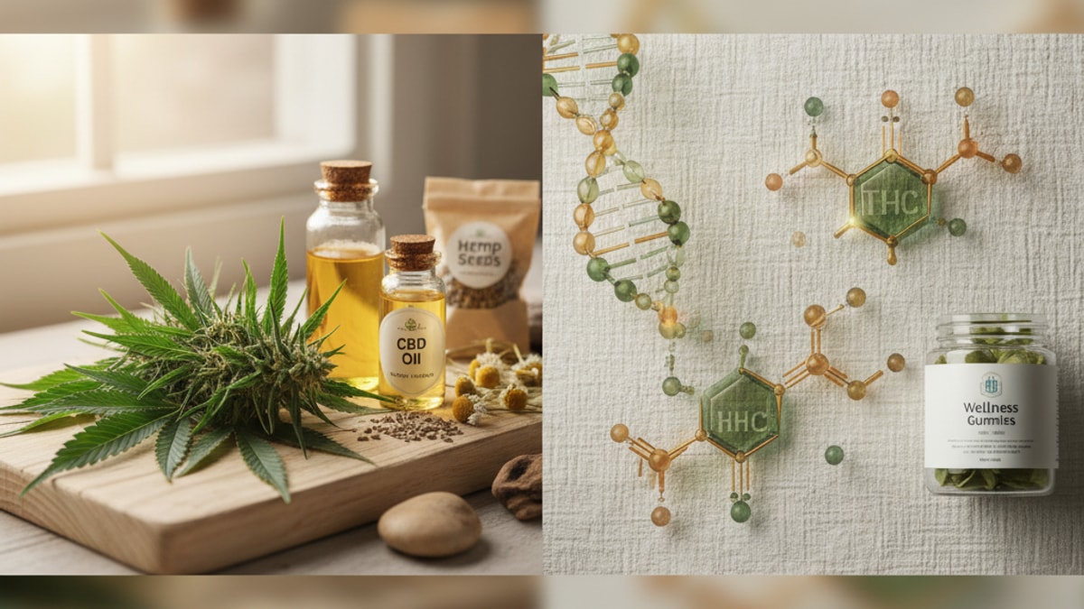 Is Delta 9 Synthetic Or Real | Natural Vs Synthetic THC - Professional illustration