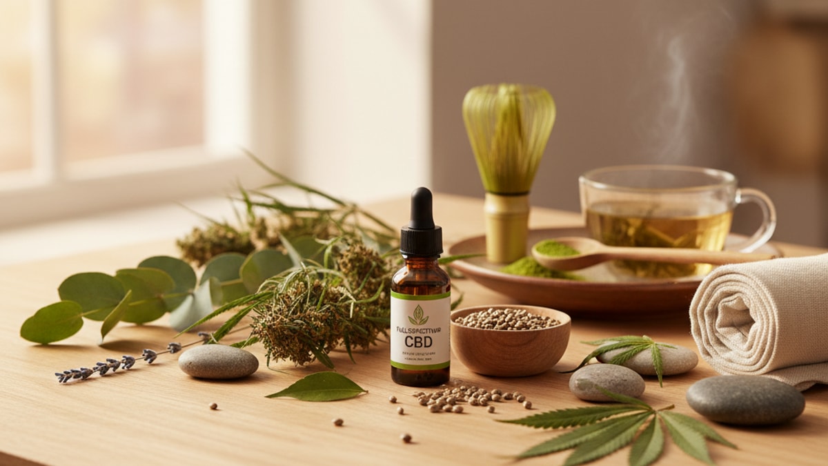 why full spectrum cbd is more effective - Professional illustration