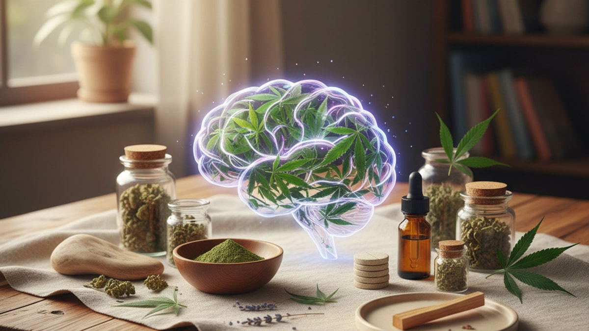 Is Delta 9 A Psychedelic | THC Effects Explained - Professional illustration