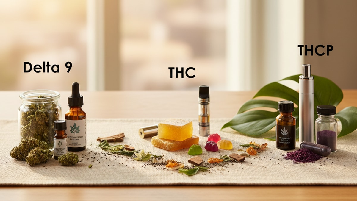 How Much Stronger Is THCP Than Delta 9 | Cannabinoid Strength Comparison - Professional illustration
