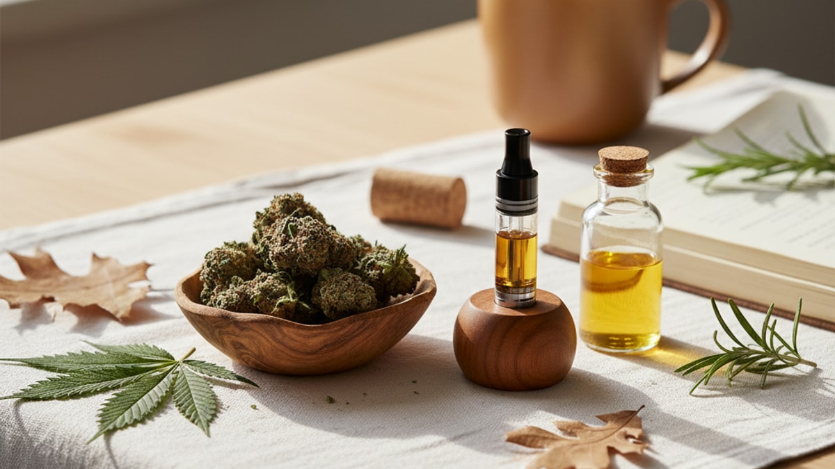 Is Delta 9 Better Than Weed | THC Vs Cannabis Guide - Professional illustration