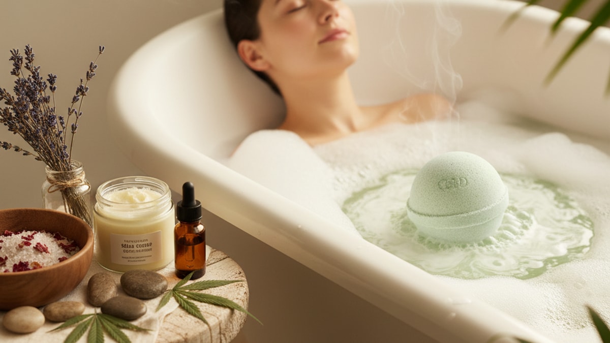 cbd bath bombs do they actually work - Professional illustration