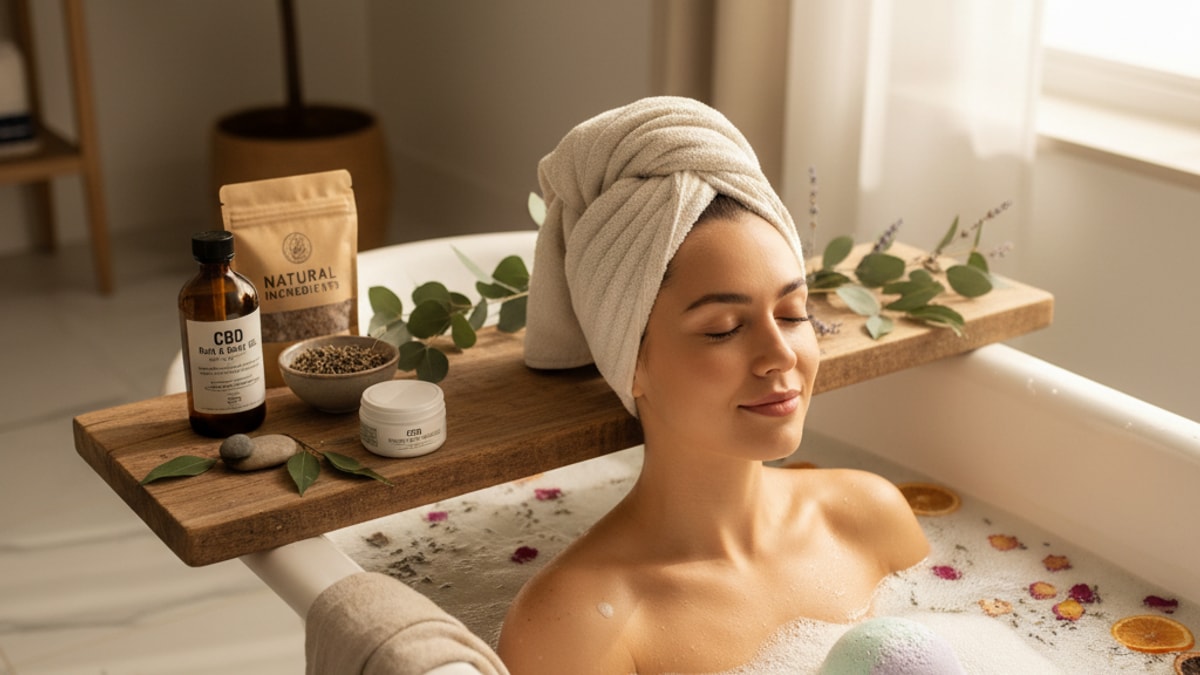 Best CBD Bath Bomb Wichita | CBD Bath Bombs Near Me - Professional illustration