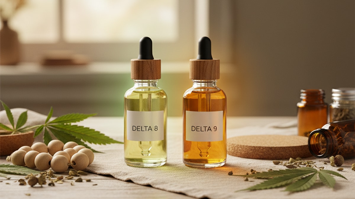 Is Delta 8 Stronger Than Delta 9 | Potency And Effects Compared - Professional illustration
