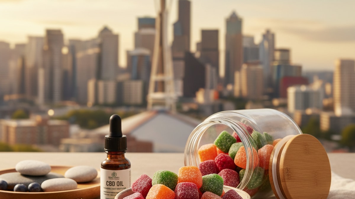 Best Delta 9 Gummies Seattle | Delta 9 Edibles Near Me - Professional illustration