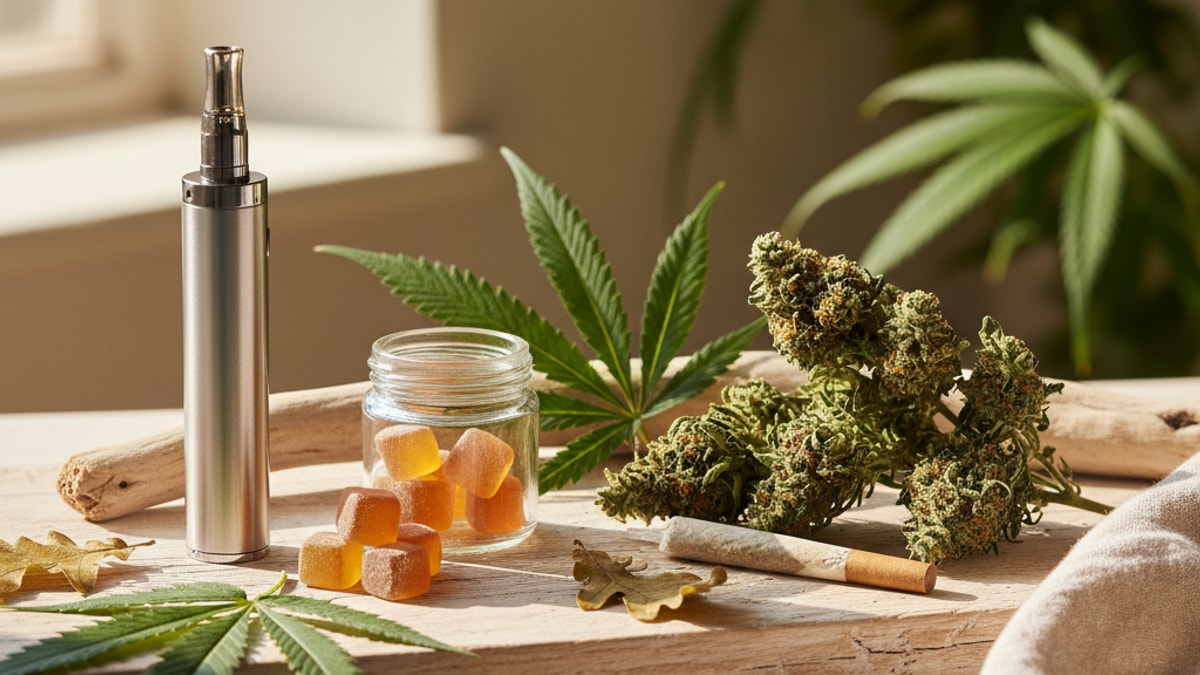 Is Delta 9 Worse Than Weed | Delta 9 Vs Cannabis Effects - Professional illustration