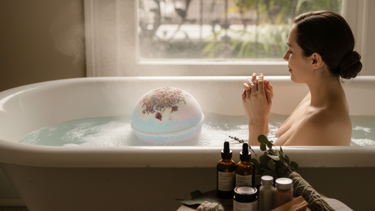 Best CBD Bath Bomb New Orleans | CBD Bath Bombs Near Me - Professional illustration