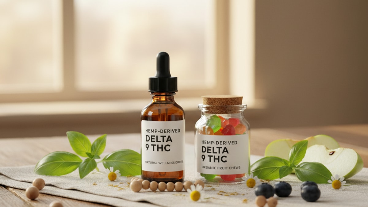 Is Delta 9 THC Real | What Delta 9 THC Is - Professional illustration