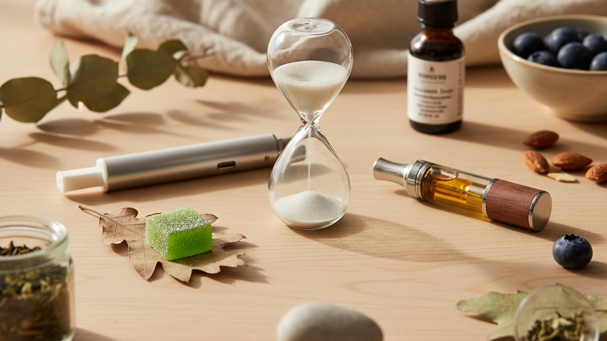 How Long Until Delta 9 Kicks In | THC Onset Time Explained - Professional illustration
