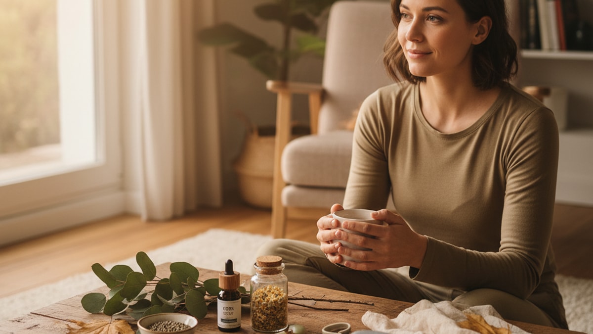 cbd for stay at home parents - Professional illustration