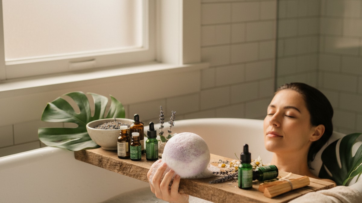 Best CBD Bath Bomb Amarillo | CBD Bath Bombs Near Me - Professional illustration