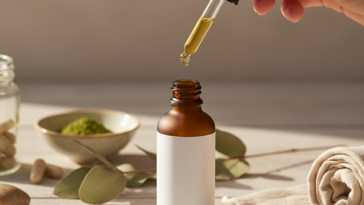delta-8 tincture how to use - Professional illustration