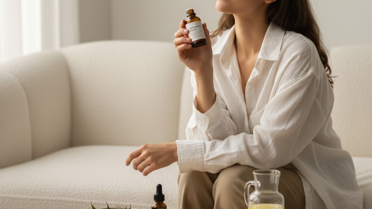 Does Delta-8 Help With Pain | Effects and Pain Relief Explained - Professional illustration