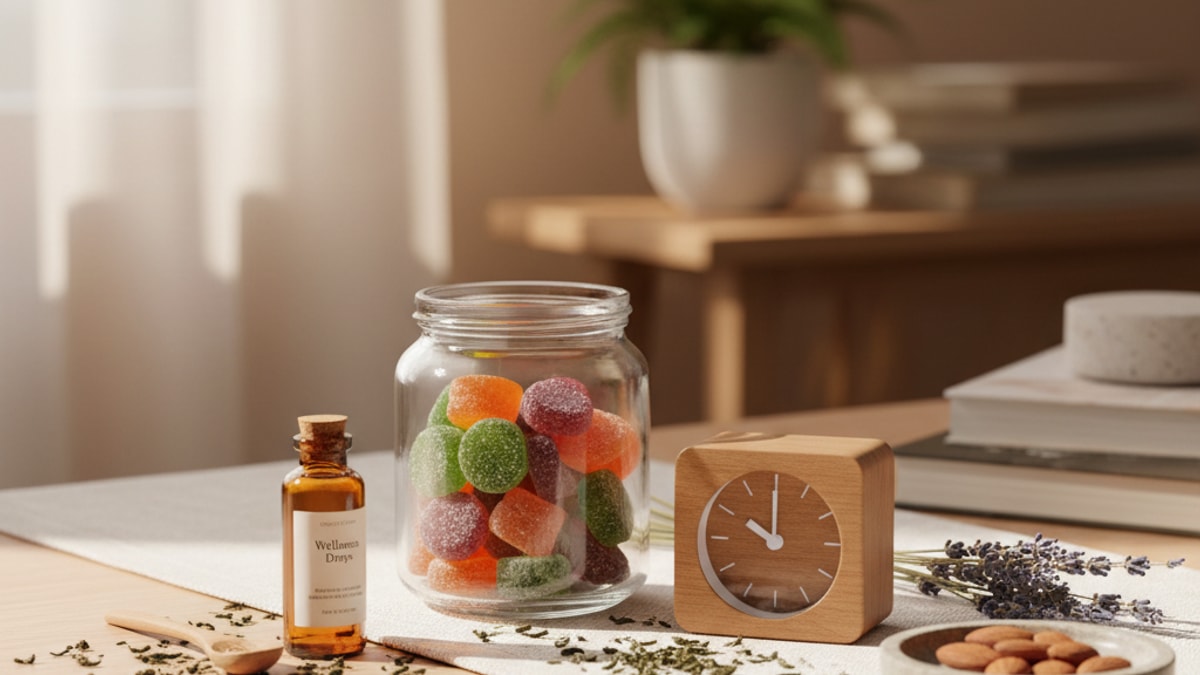 How Long Do The Effects Of Delta 9 Gummies Last | THC Edible Duration Explained - Professional illustration