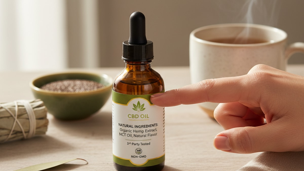 reading cbd labels a complete guide - Professional illustration