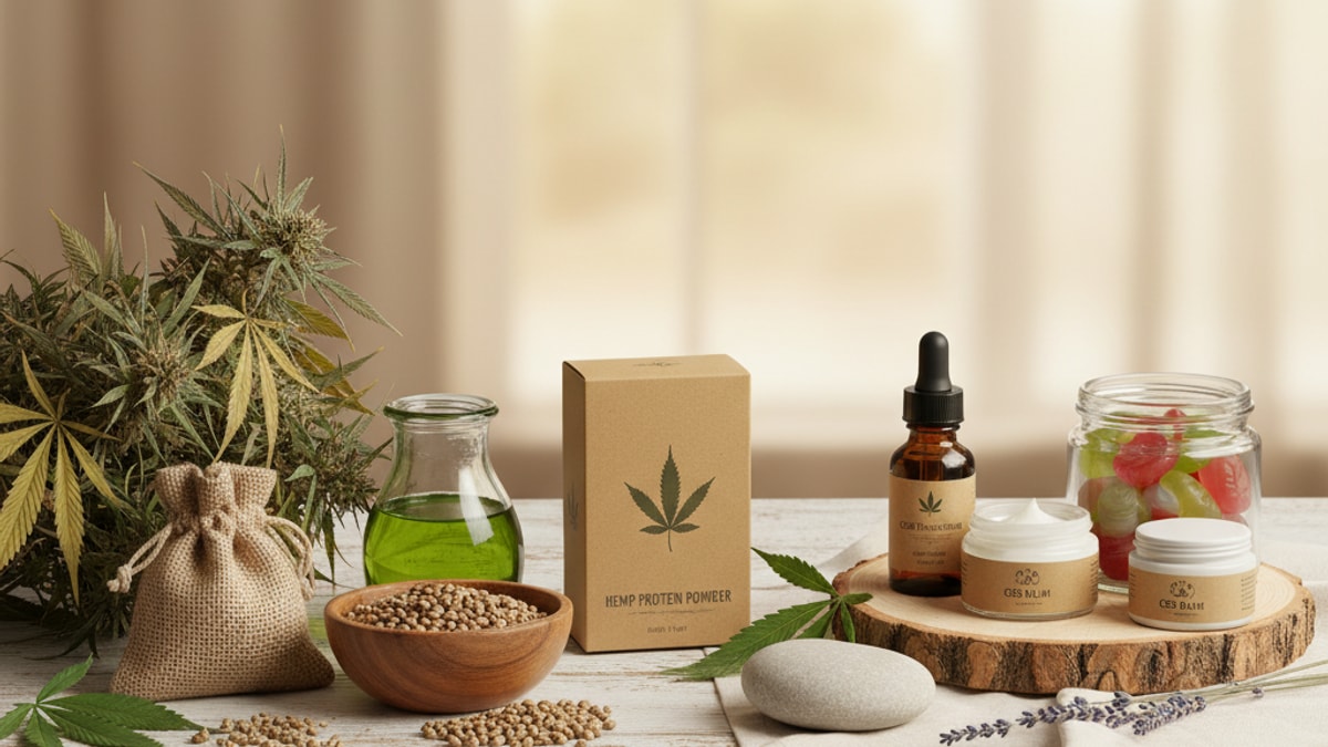 Is Hemp The Same As Cbd | Is Hemp The Same As CBD Differences - Professional illustration