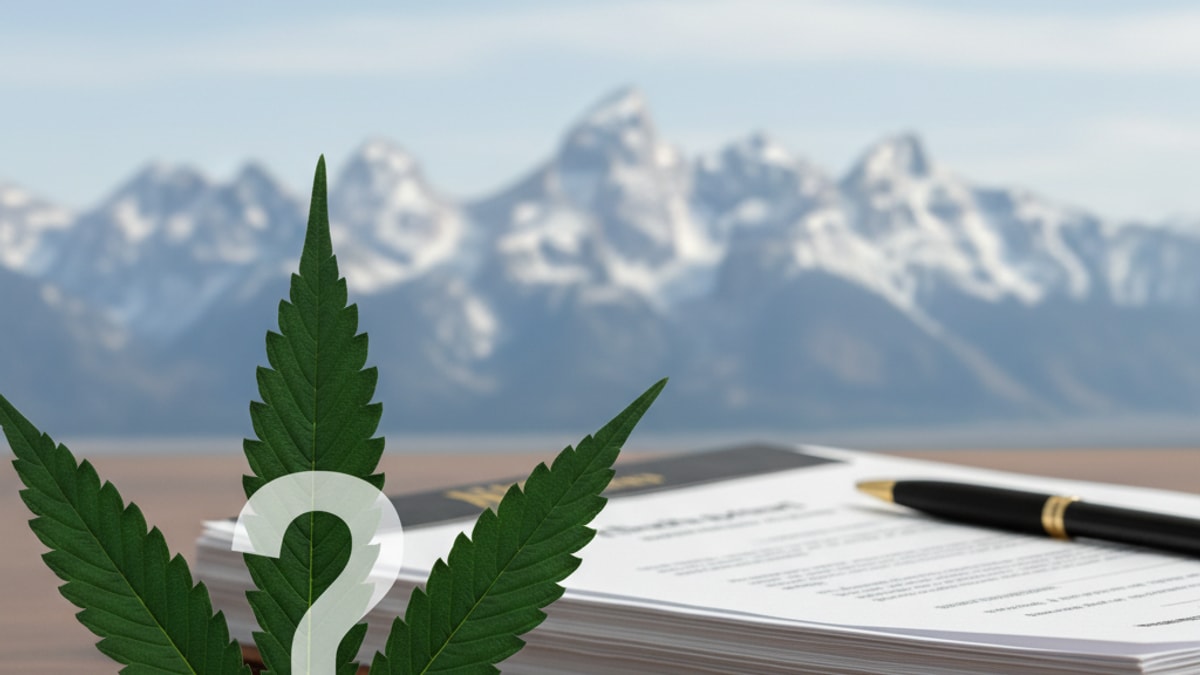 Is Delta-9 Legal In Wyoming | Wyoming THC Laws Explained - Professional illustration