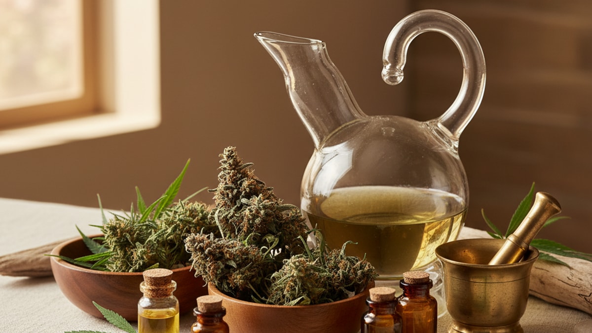 How Is Delta 9 Extracted From Hemp | Hemp THC Extraction Explained - Professional illustration