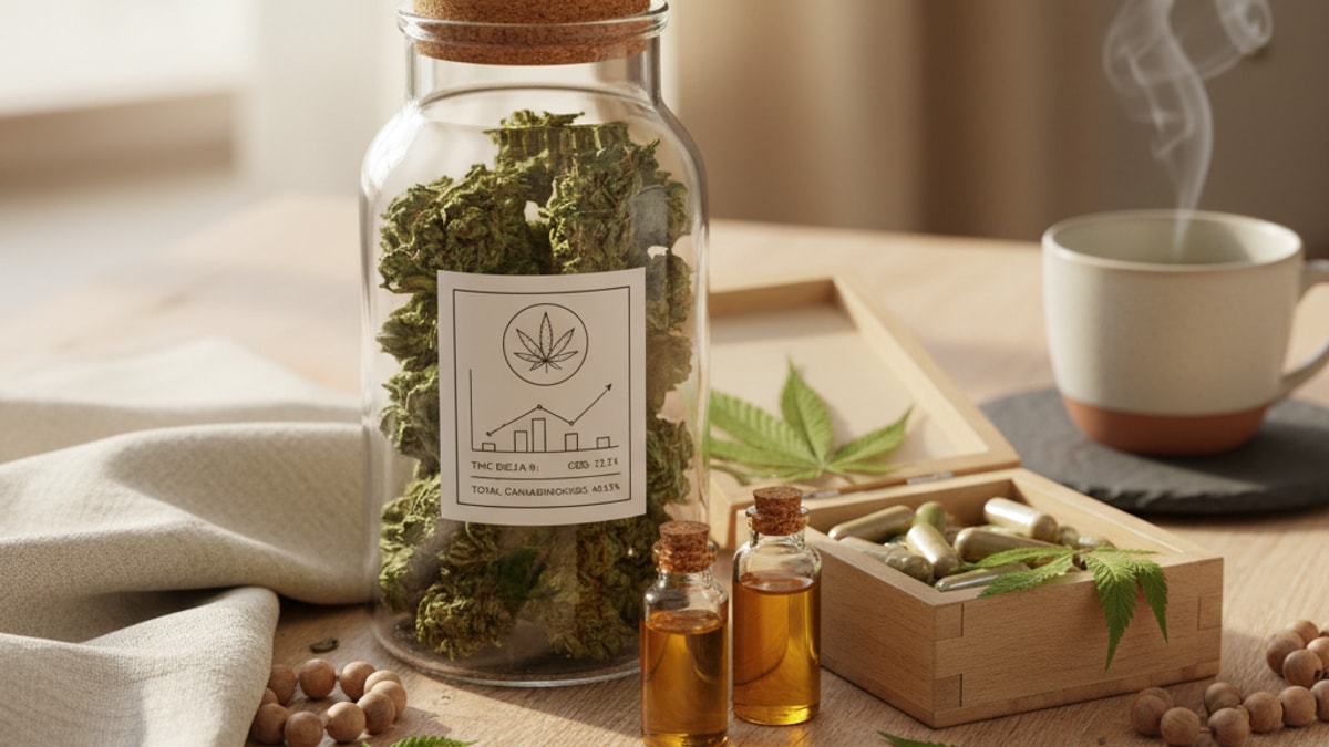 How Much THC Delta 9 | THC Content Explained - Professional illustration