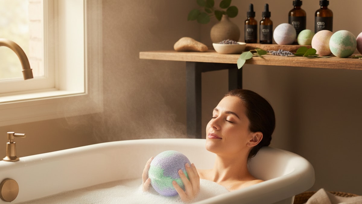 Best CBD Bath Bomb Tulsa | CBD Bath Bombs Near Me - Professional illustration
