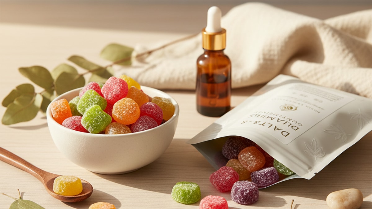 What Are Delta-8 Products? | Gummies - Professional illustration