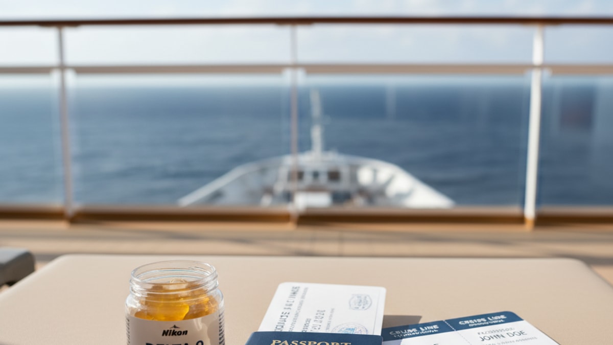 Can You Take Delta 9 Gummies On A Cruise Ship | THC Travel Rules Explained - Professional illustration