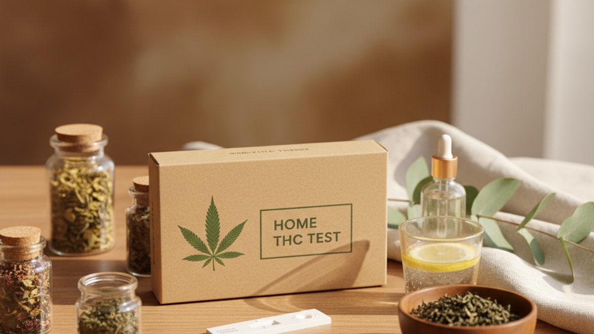 Does Delta 9 Show Up As THC In Urine Test | THC Metabolite Testing Explained - Professional illustration