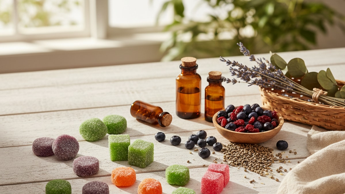 Best Delta 9 Gummies Little Rock | Delta 9 Edibles Near Me - Professional illustration