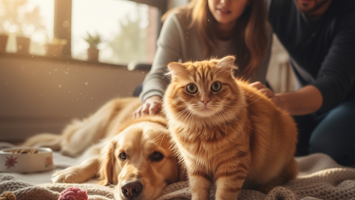 and THC Risks for Pets - Professional illustration