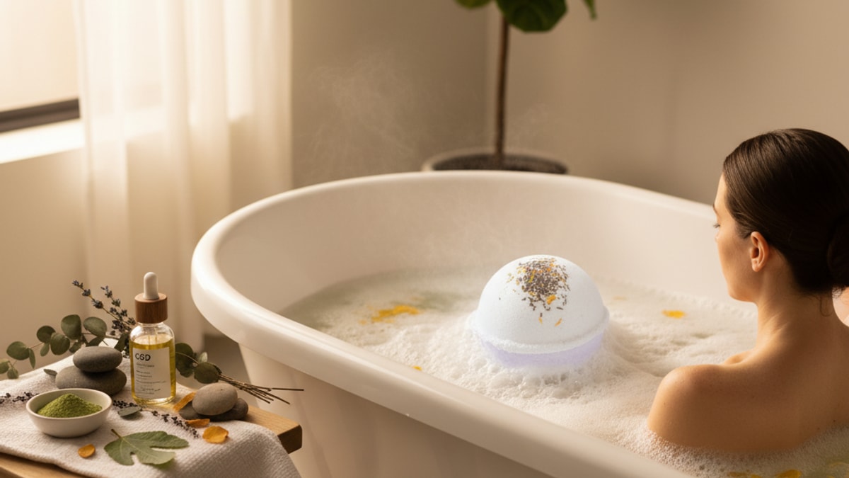 Best CBD Bath Bomb Nashville | CBD Bath Bombs Near Me - Professional illustration