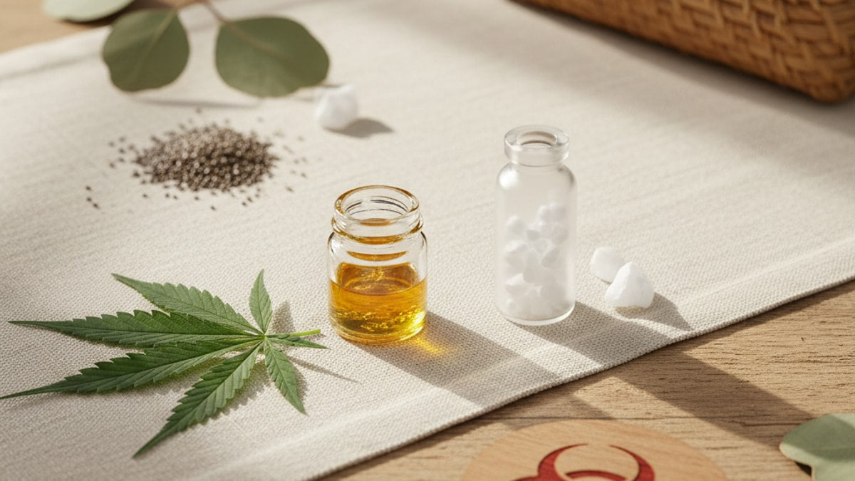 Is Delta 9 Spice | Delta 9 Vs Synthetic Cannabinoids - Professional illustration