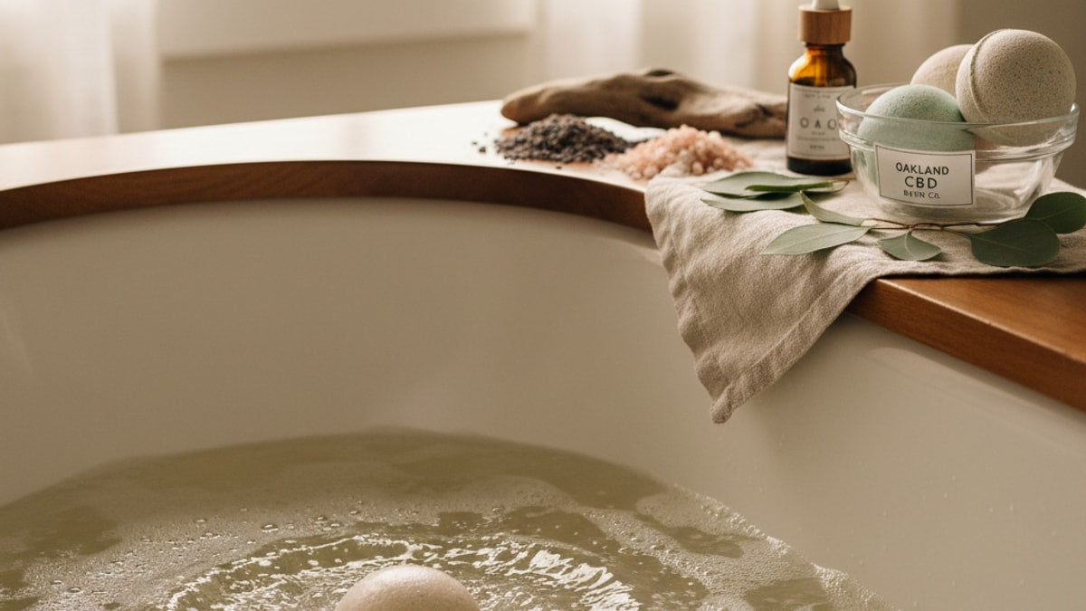 Best CBD Bath Bomb Oakland | CBD Bath Bombs Near Me - Professional illustration