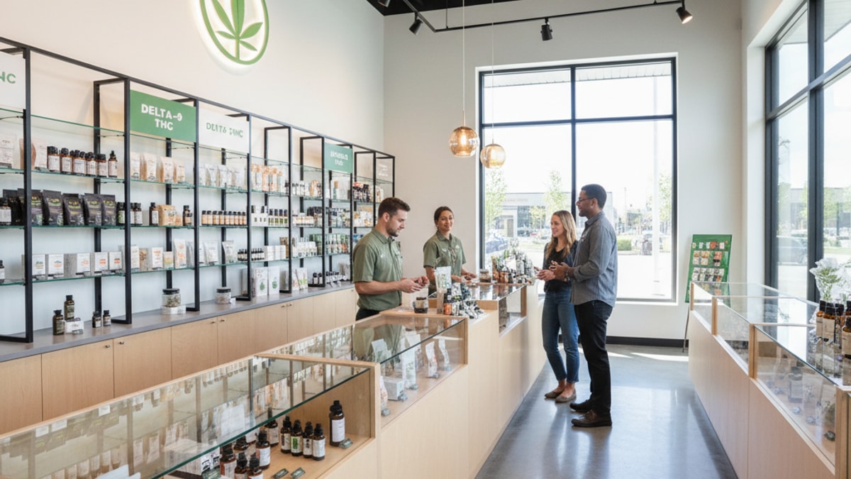 How Can Stores Sell Delta 9 | THC Retail Legality Explained - Professional illustration
