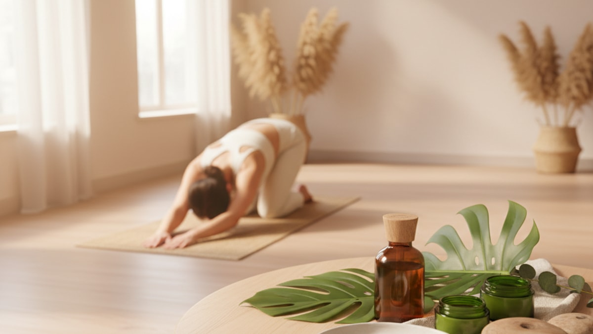 cbd for yoga studios - Professional illustration