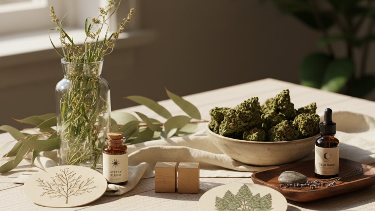 Is Delta 8 Sativa Or Indica | Effects And Strain Explained - Professional illustration