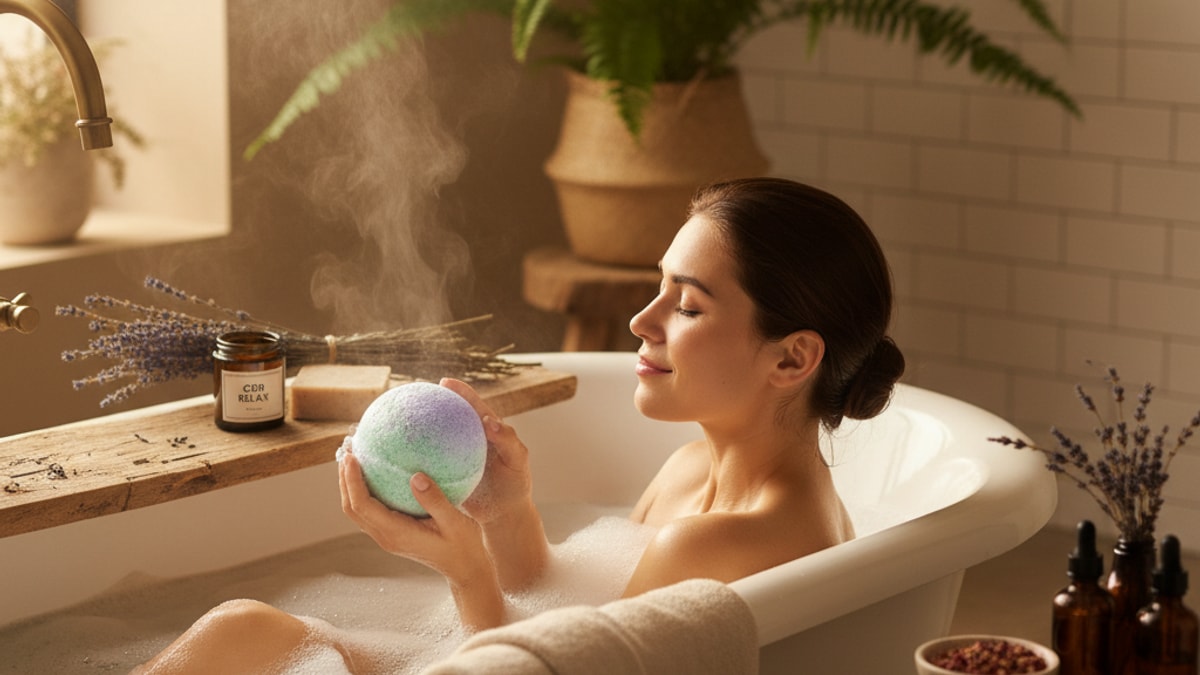Best CBD Bath Bomb Bakersfield | CBD Bath Bombs Near Me - Professional illustration