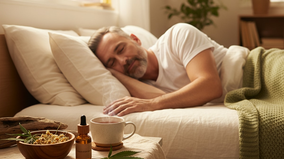 cbd for veterans insomnia - Professional illustration