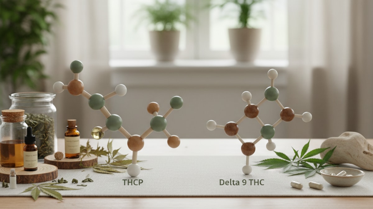 Is THCP Stronger Than Delta 9 | THCP Vs Delta 9 THC Potency Comparison - Professional illustration