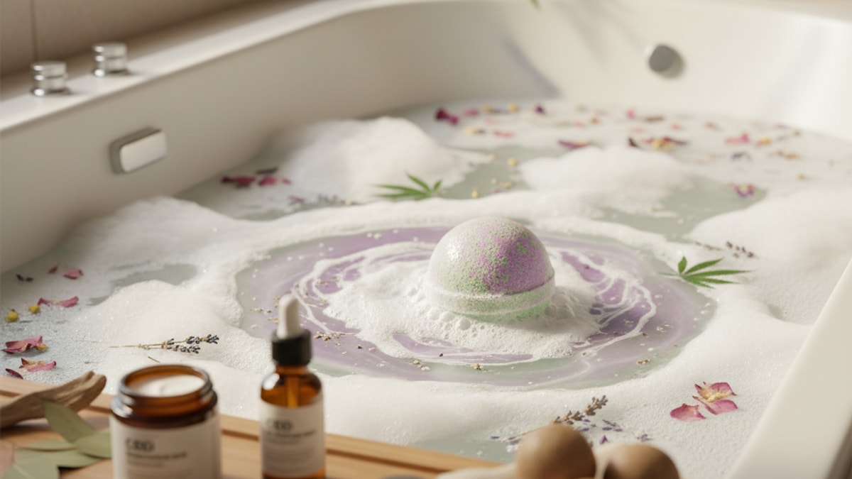 Best CBD Bath Bomb San Jose | CBD Bath Bombs Near Me - Professional illustration