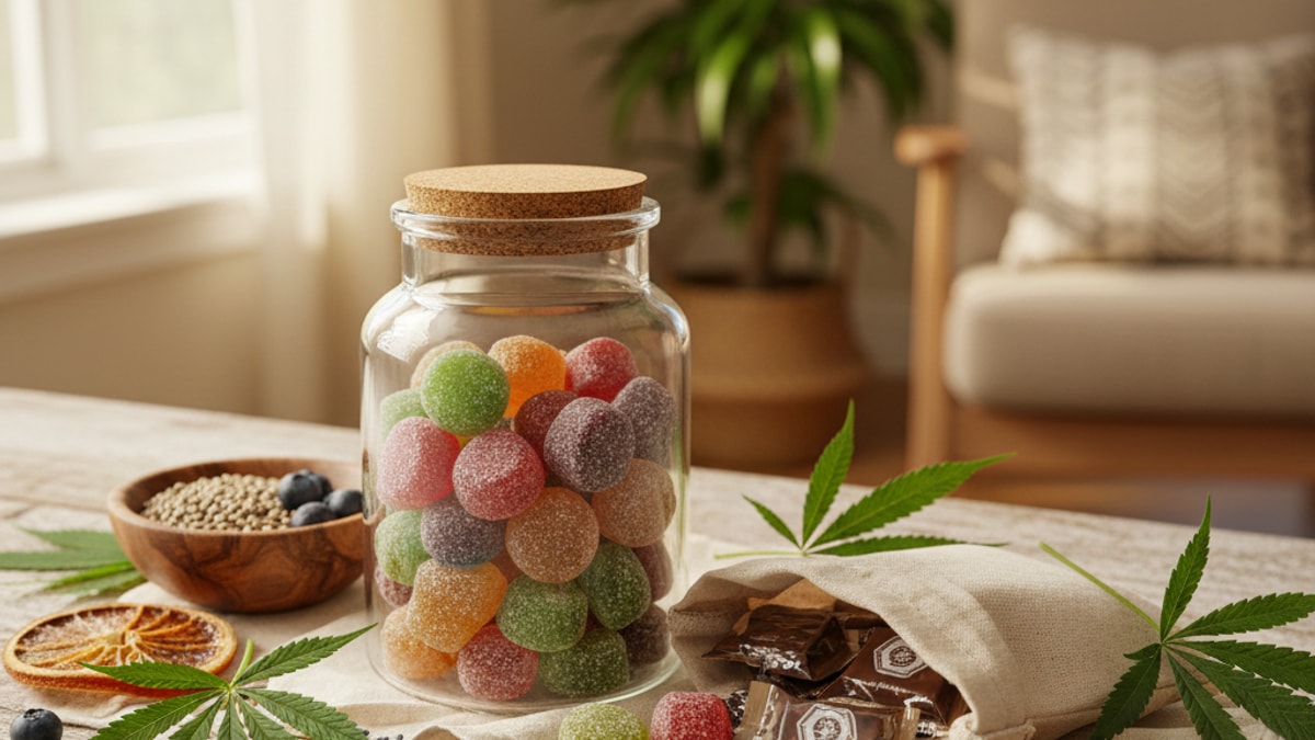 Best Delta 9 Gummies Houston | Delta 9 Edibles Near Me - Professional illustration